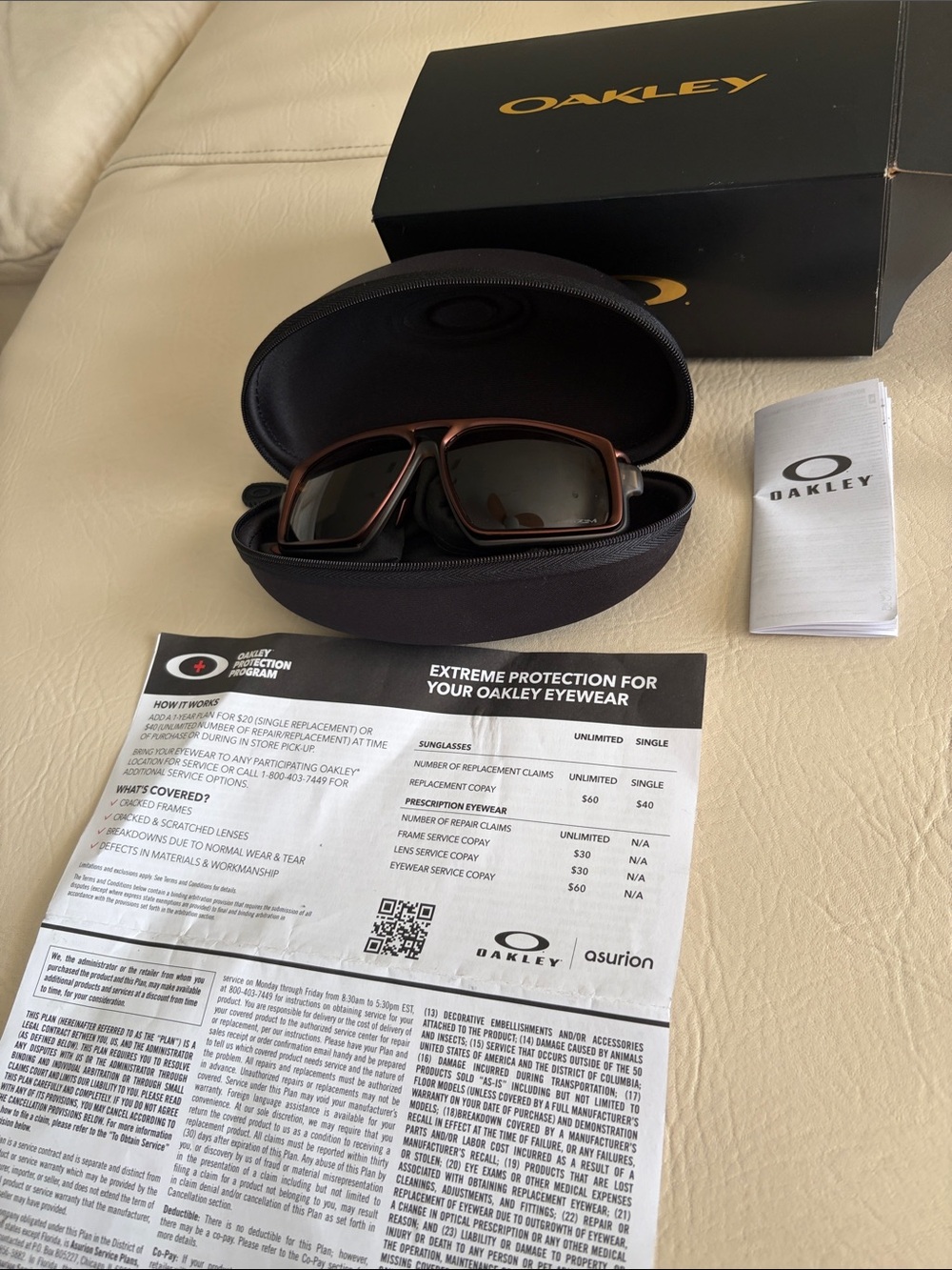 Oakley Massillon Brown Titanium  Matte Brown Smoke Sunglasses 6029-0361